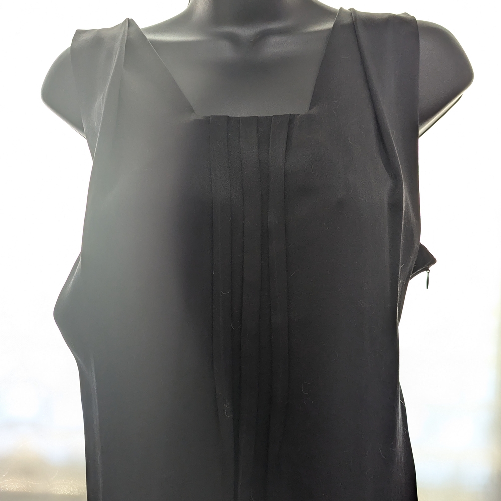 Rare Jeremy Laing Size M Elegant Black Sleeveless Dress